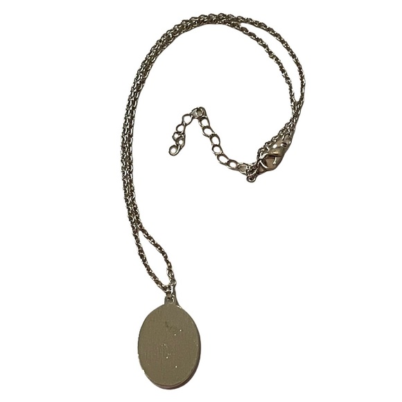 Magical Unicorn Cameo Necklace Purple & White Silver-tone - Picture 6 of 10